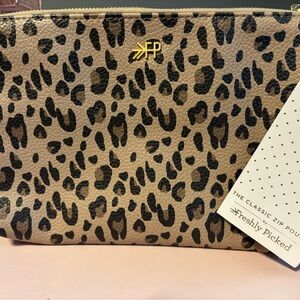 Freshly Picked “The Classic Zip Pouch” Leopard Print